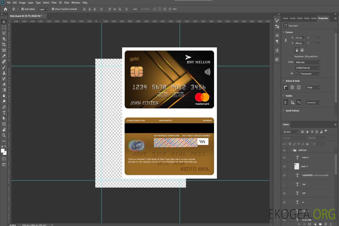 Carte Mastercard Mellon de la Banque de New York aux États-Unis template